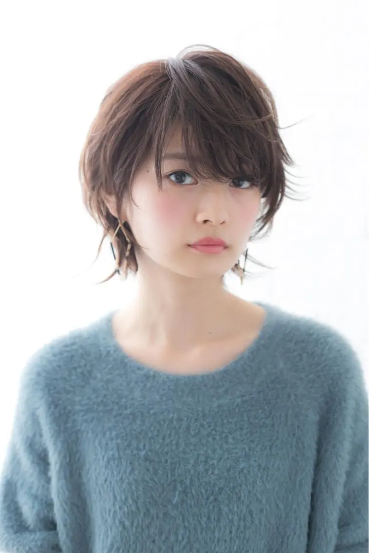 ショート 顔周りカット 似合わせカット ショートヘア 小顔カット カット 井上 美奈子のヘアスタイル