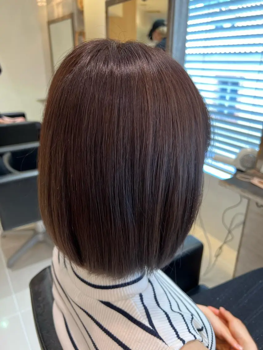 ロング 🤎艶感ベージュ/ ミルクティー🤎のヘアスタイル