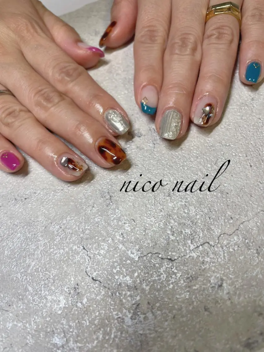 ネイル 香芝市ネイルサロン nico nailのネイルデザイン