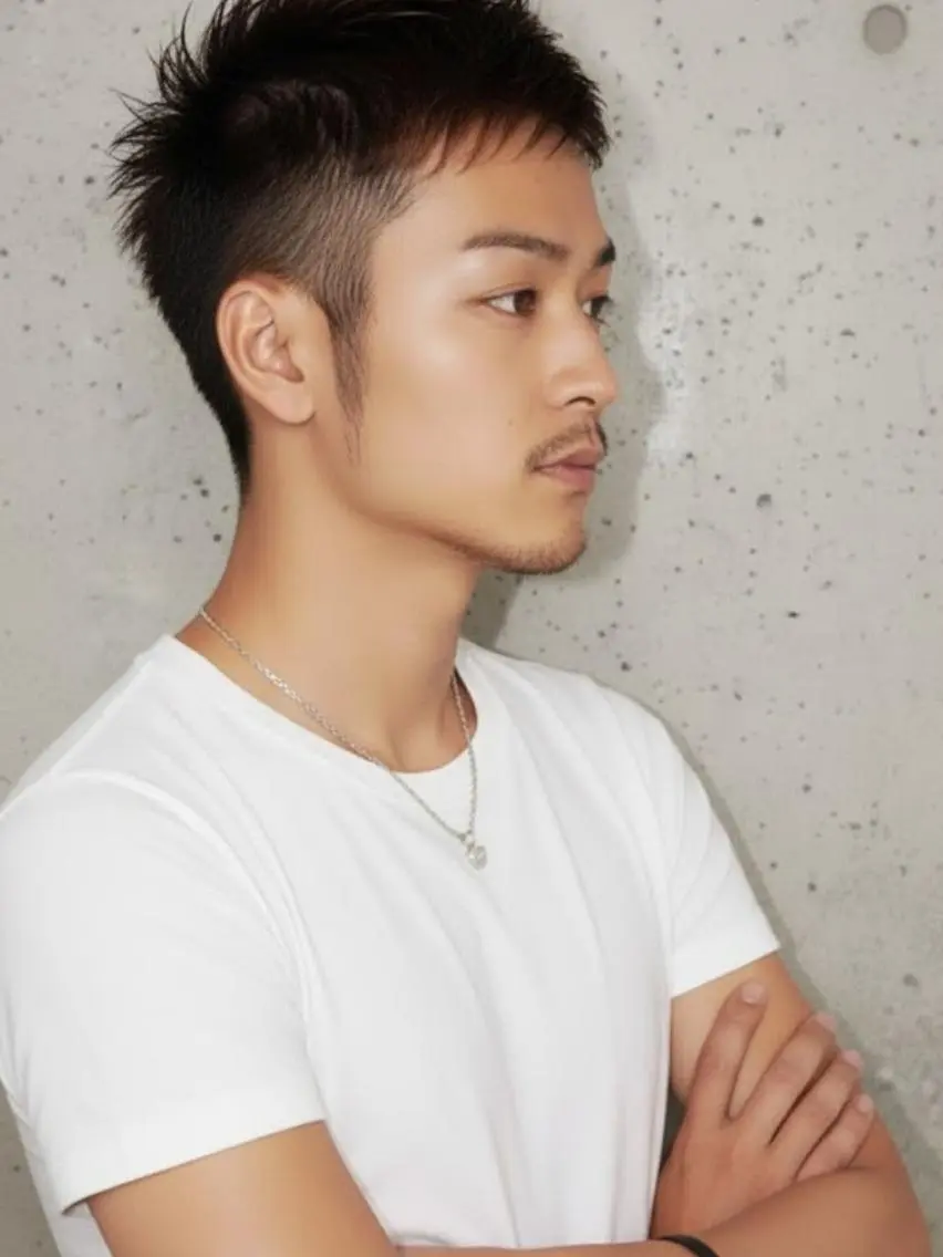 ショート メンズ ツーブロック 刈り上げ ショートヘア 渋谷ハチ公口徒歩３分 🌈ヘアサロンM渋谷のヘアスタイル
