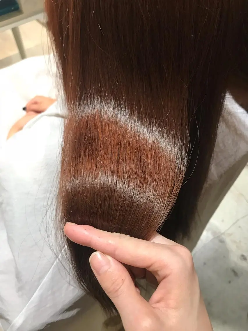 セミロング カラー ヘアアレンジ トリートメント Satsuki ✂︎♡のヘアスタイル
