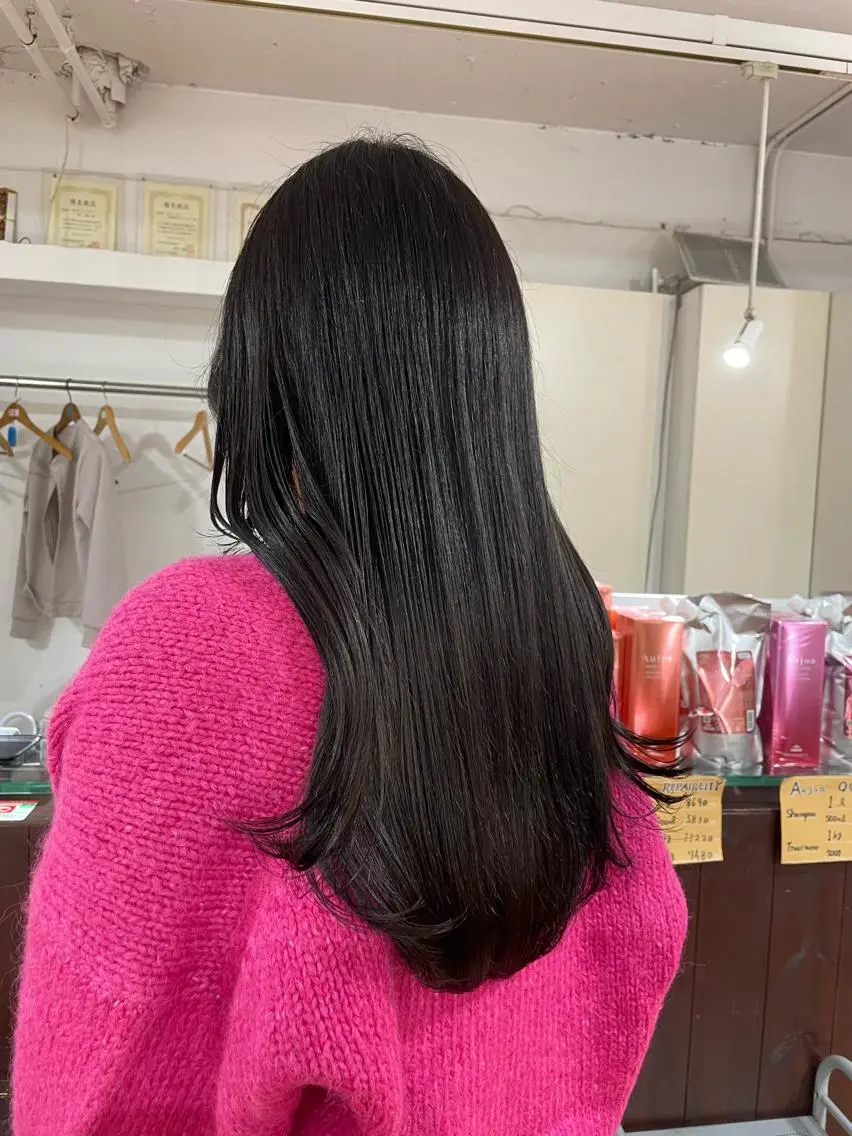 ロング カラー 透明感カラー 🦋透明感 艶カラー Rie🦋のヘアスタイル