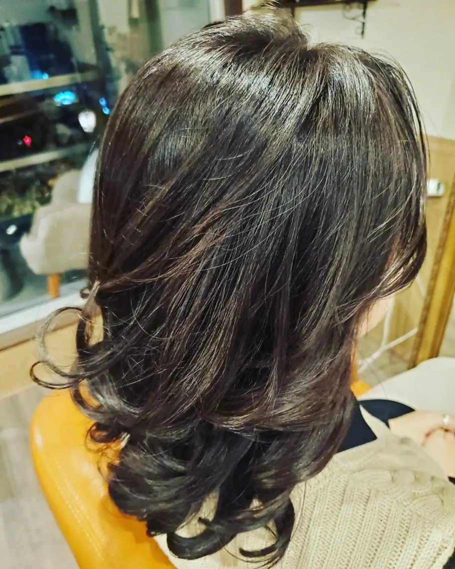 セミロング カラー アディクシーカラー 外国人風カラー トリートメント カット ヘアカラー トリートメント spa hair ark 富井直美のヘアスタイル