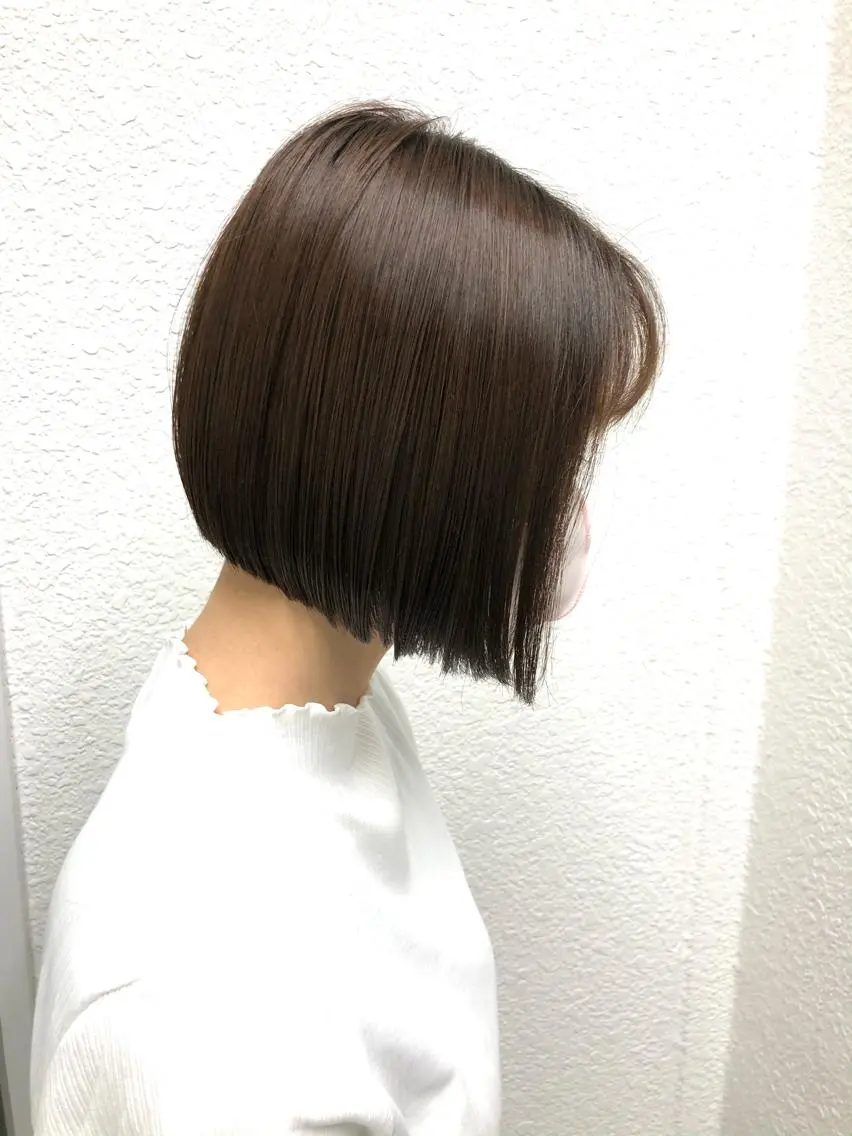 ショート 前下がりボブ ボブ 成田 和樹のヘアスタイル