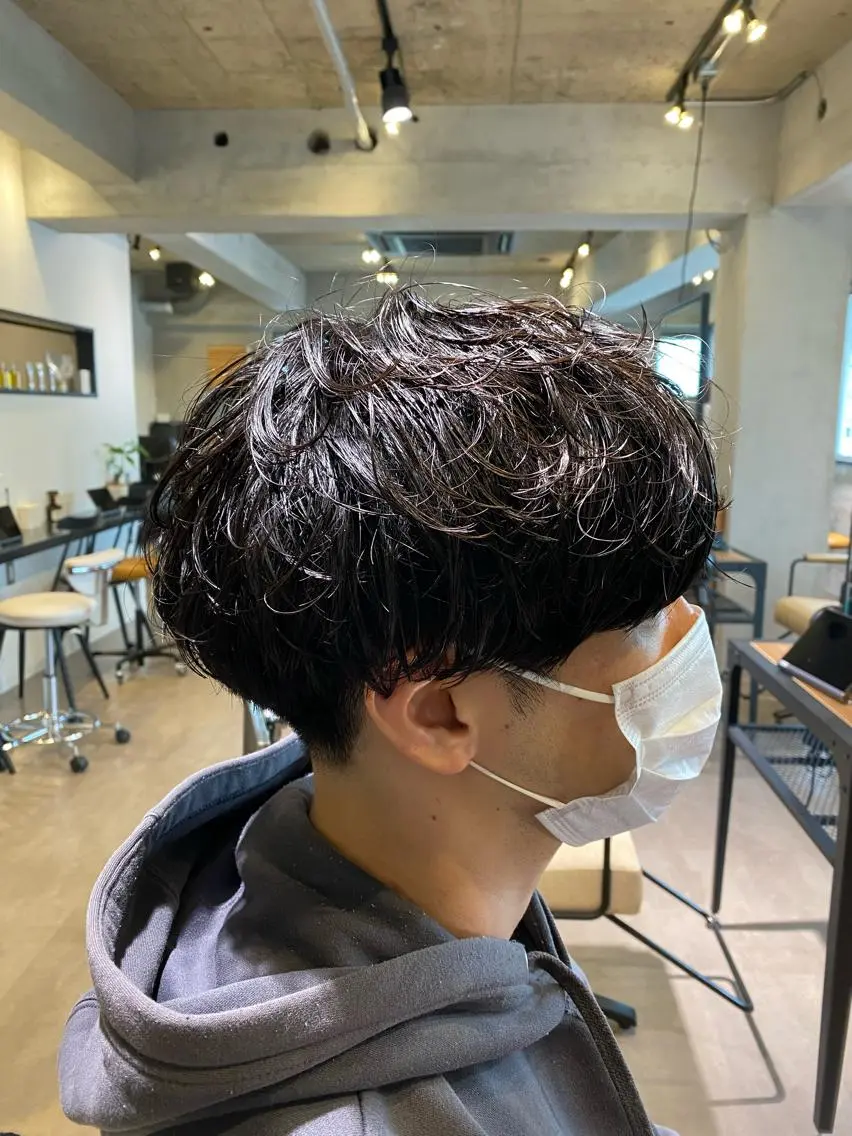 パーマ メンズ スナップフォト確認 お願いします！竹内のヘアスタイル
