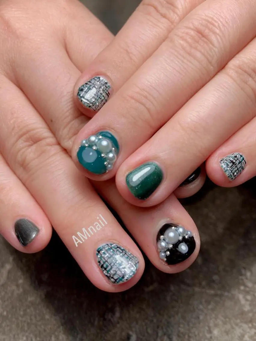 ネイル アートネイル 持ち込み ハンドネイル Am:nail 柏 SUE（スゥ）のネイルデザイン