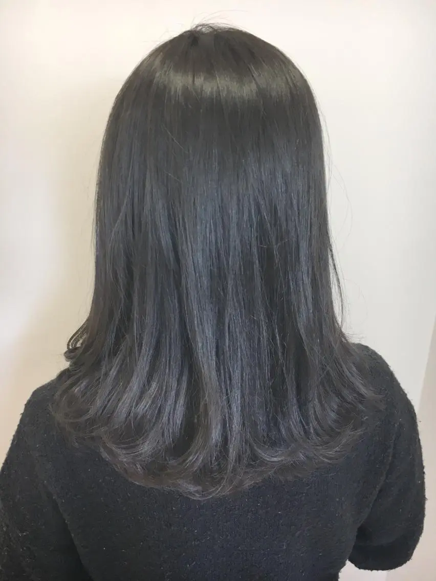 ミディアム カラー アディクシーカラー 透明感カラー ヘアカラー 永井 大希のヘアスタイル