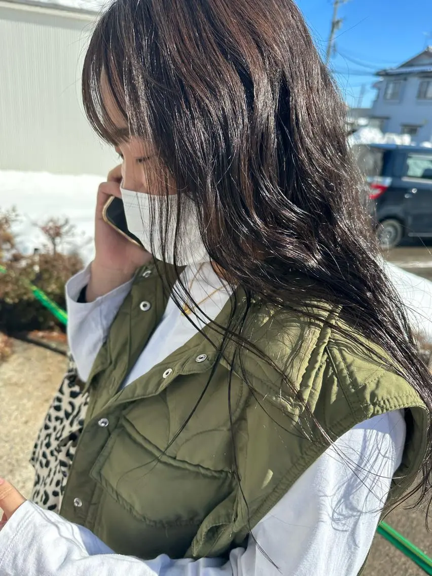 ロング ロング ヘアカラー 🌈トップデザイナー 金沢駅近nanamiのヘアスタイル