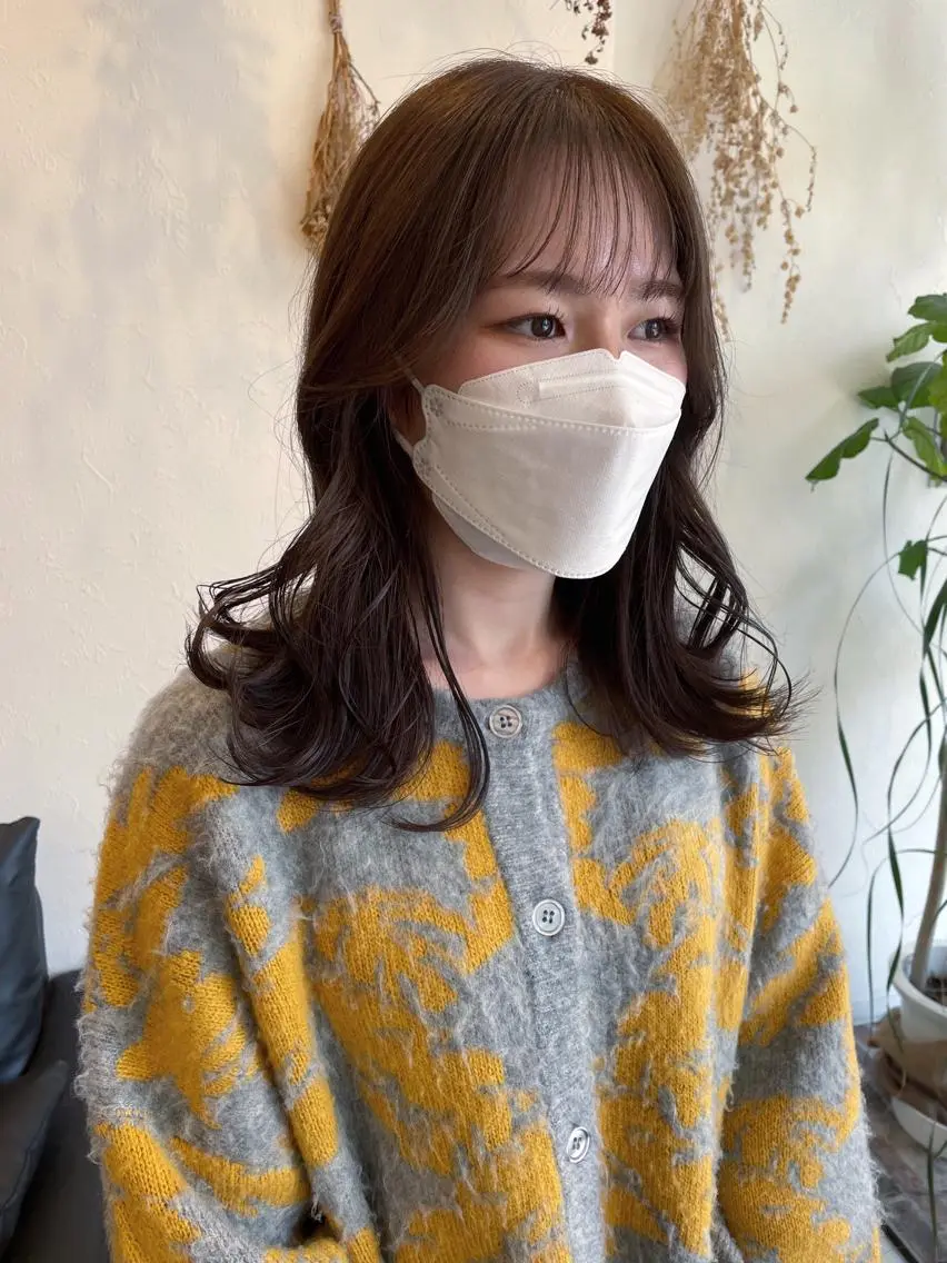 ミディアム カラー ベージュカラー ブラウンカラー ブラウンベージュ ヘアカラー m ā l o.🌷 サカモトマイコのヘアスタイル