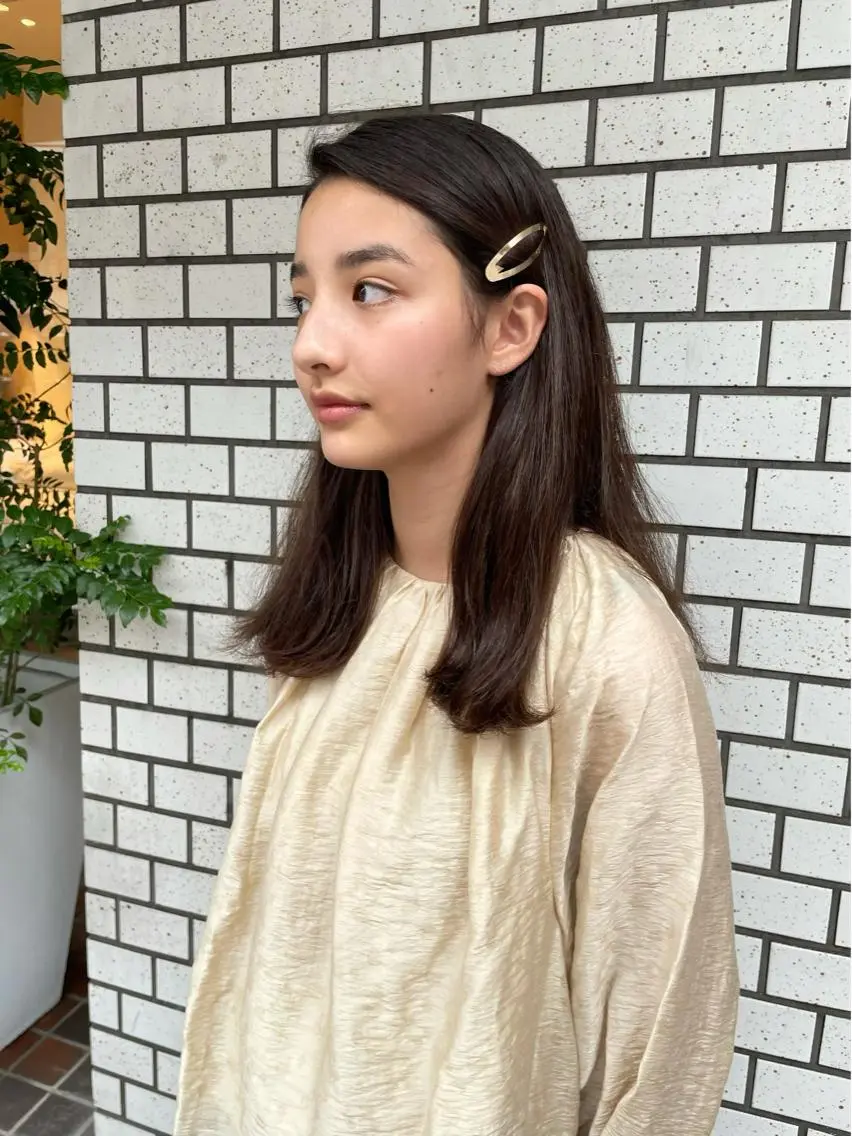 ミディアム カラー キッズ オトナヘア🌸 harukaのヘアスタイル