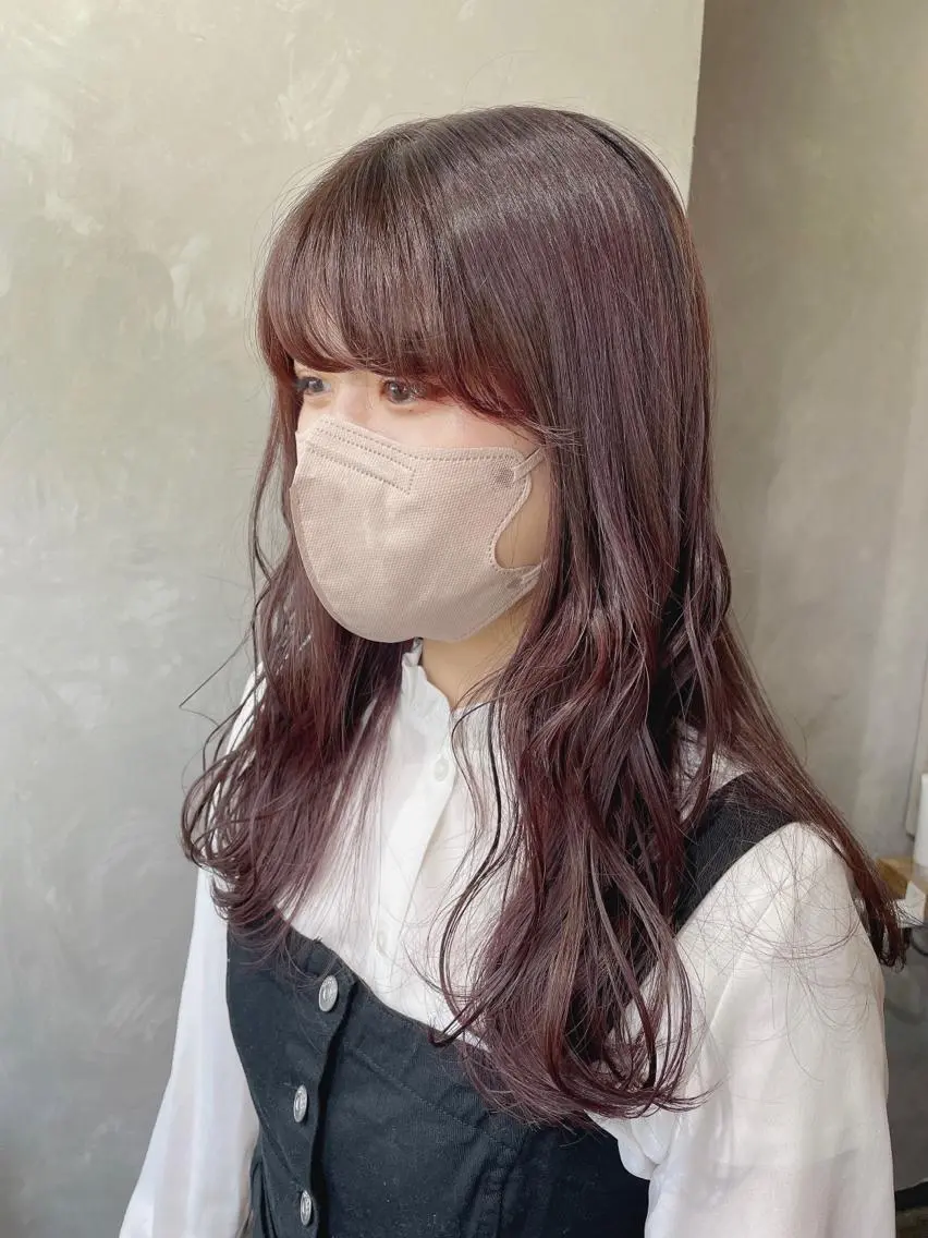 ロング カラー 梅田美容室 山崎海波のヘアスタイル