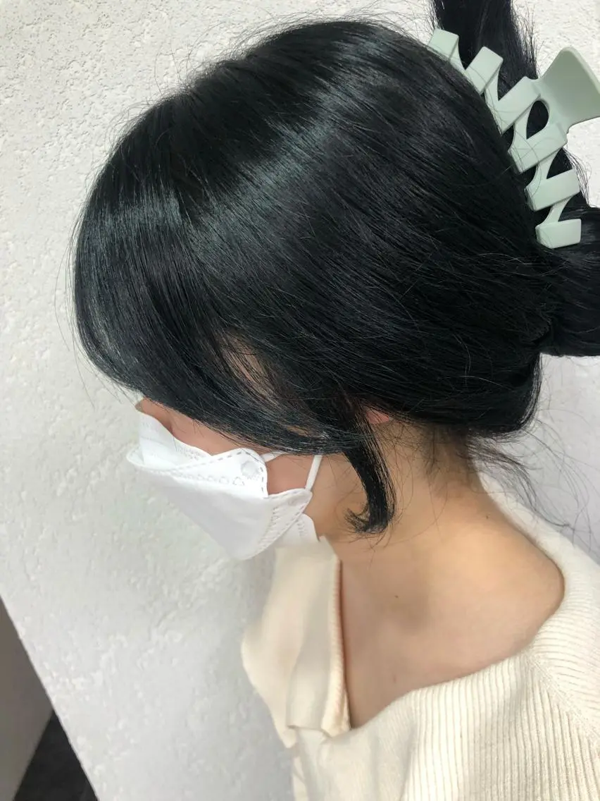 セミロング カラー カット トリートメント ブリーチ/髪質改善 店長 板垣智大のヘアスタイル