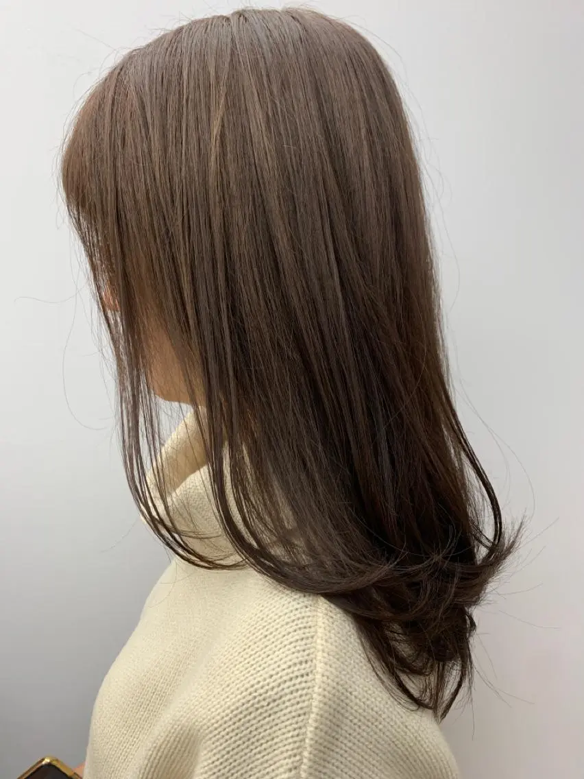 ミディアム 縮毛矯正×髪質改善 店長　DAITOのヘアスタイル