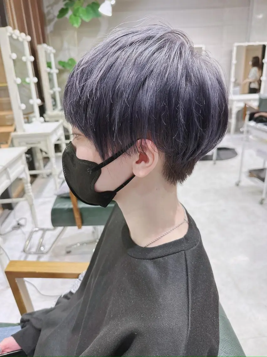 カラー メンズ メンズブリーチ メンズハイトーン マッシュ ブリーチ ダブルカラー DAYS Men’sのヘアスタイル