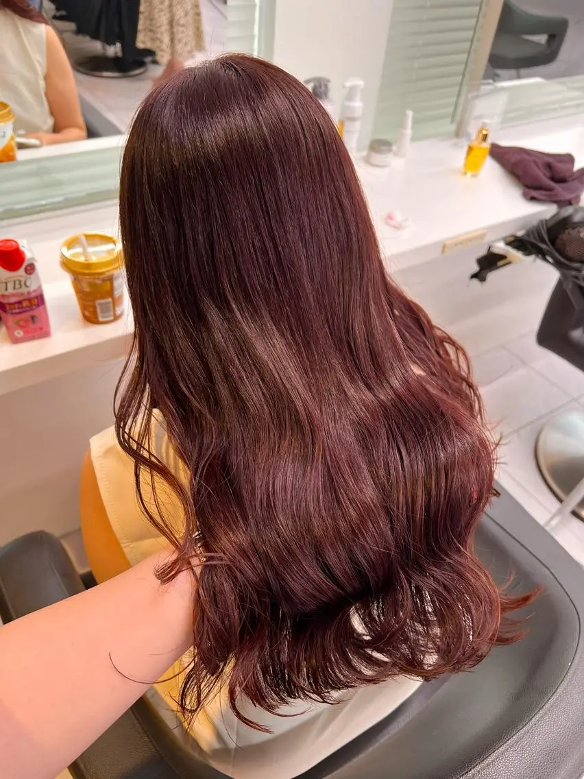 セミロング 💖札幌カラー 指名No.1💖玲奈のヘアスタイル