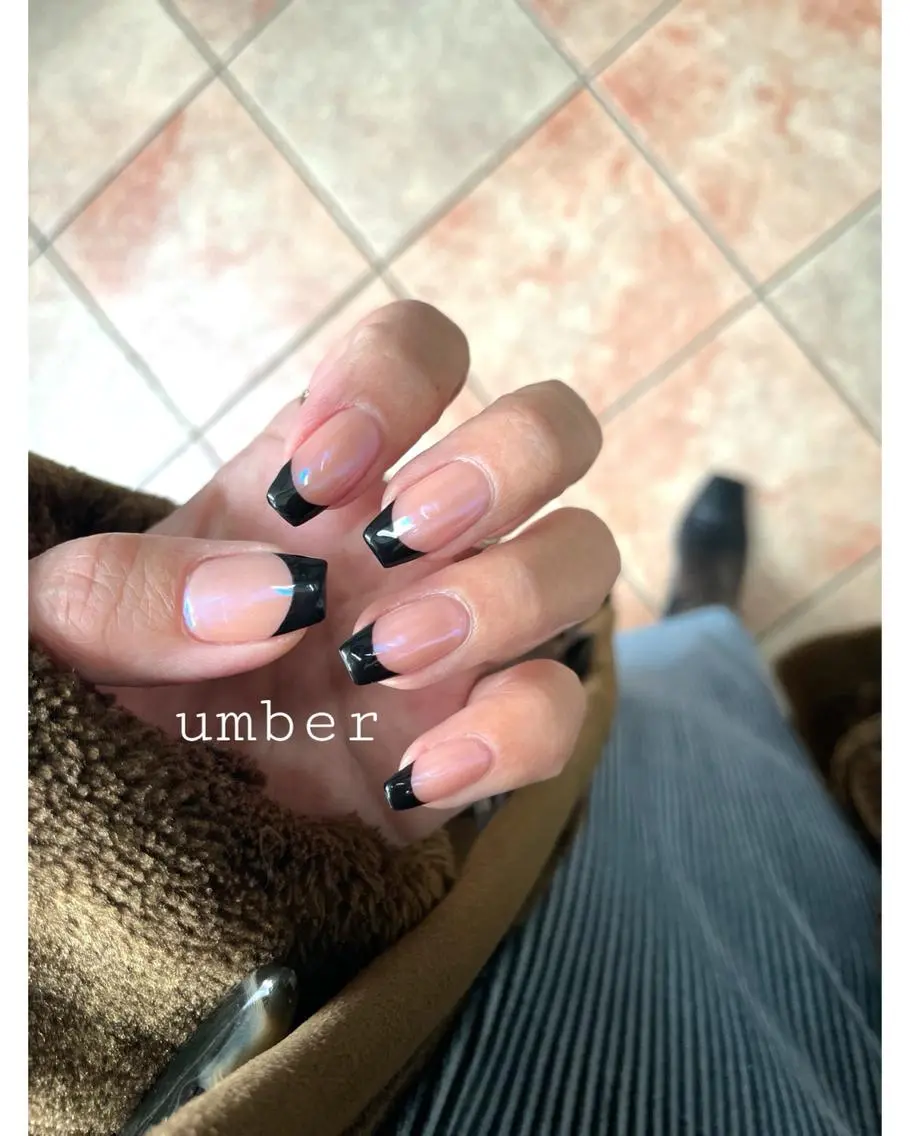 ネイル クリアネイル フラッシュネイル フットネイル フレンチネイル マグネットネイル ハンドネイル umber 三茶1分のネイルデザイン