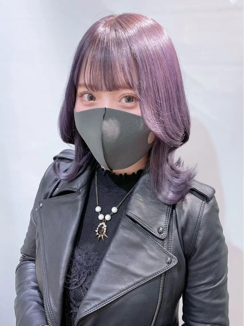 ミディアム カラー ヘアアレンジ 柔らか垢抜けｶﾗｰと ｶｯﾄ🫧ASUKAのヘアスタイル