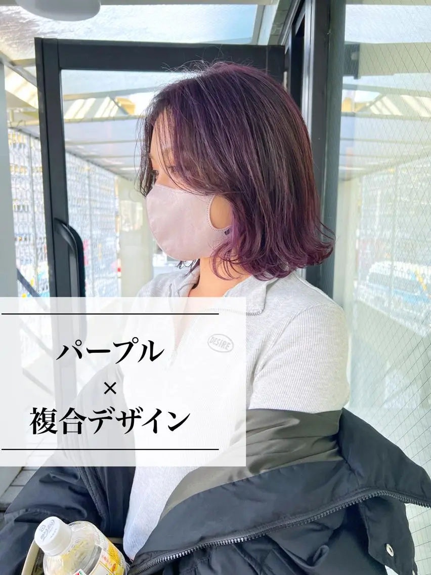 ショート カラー デザインカラー インナーカラー カット ヘアカラー トリートメント 進 詩織のヘアスタイル