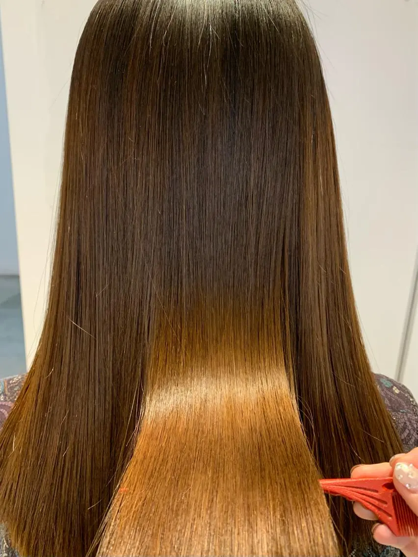 セミロング カラー 髪質改善 トリートメント ヘアカラー トリートメント Kureha/ネイル トレンドヘアのマツエク・マツパデザイン