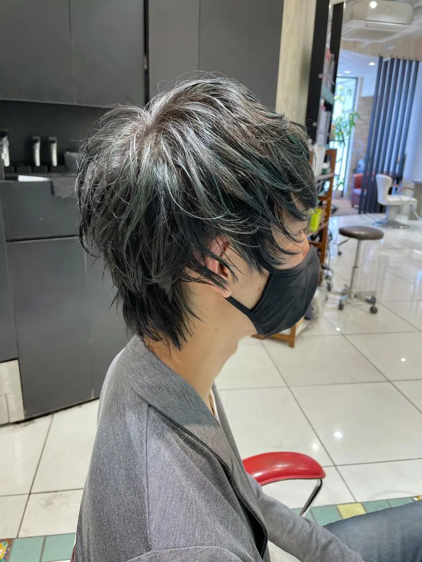 ショート カラー メンズ 中野 竜介のヘアスタイル