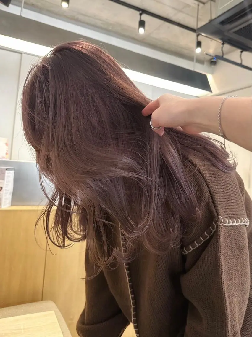 ロング カラー ヘアアレンジ ヘアカラー トリートメント ヘアセット 🎀暖色カラー🎀 ♡yurika♡のヘアスタイル
