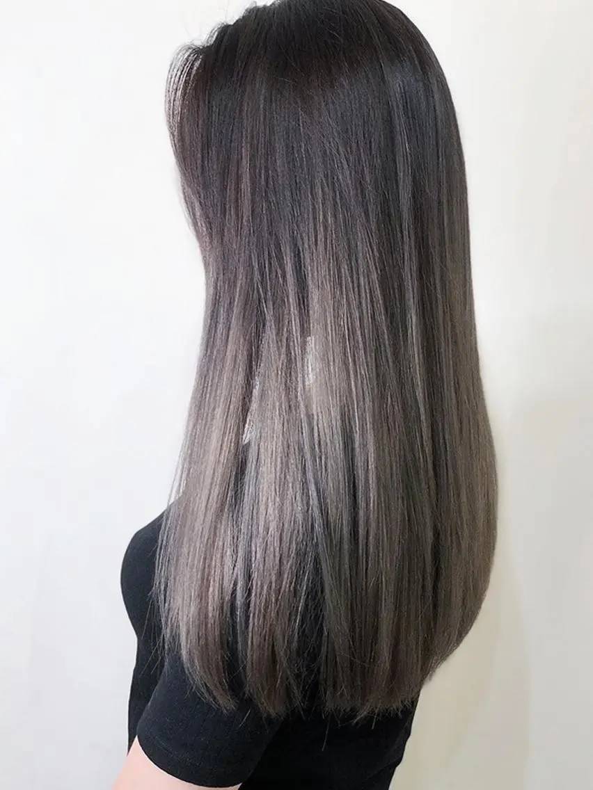 ロング カラー 髪質改善 トリートメント ヘアカラー トリートメント ivybyCIEL 女性専用サロンのヘアスタイル