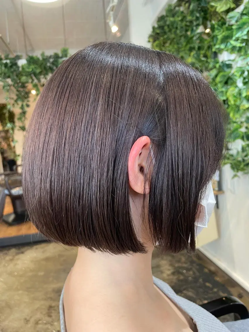 ミディアム ボブ 髪質改善 野村直希 NAOKIのヘアスタイル