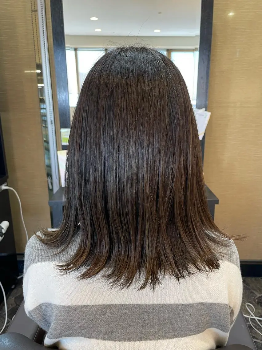 カラー Hairate坂戸 キシダ／透明感カラーのヘアスタイル