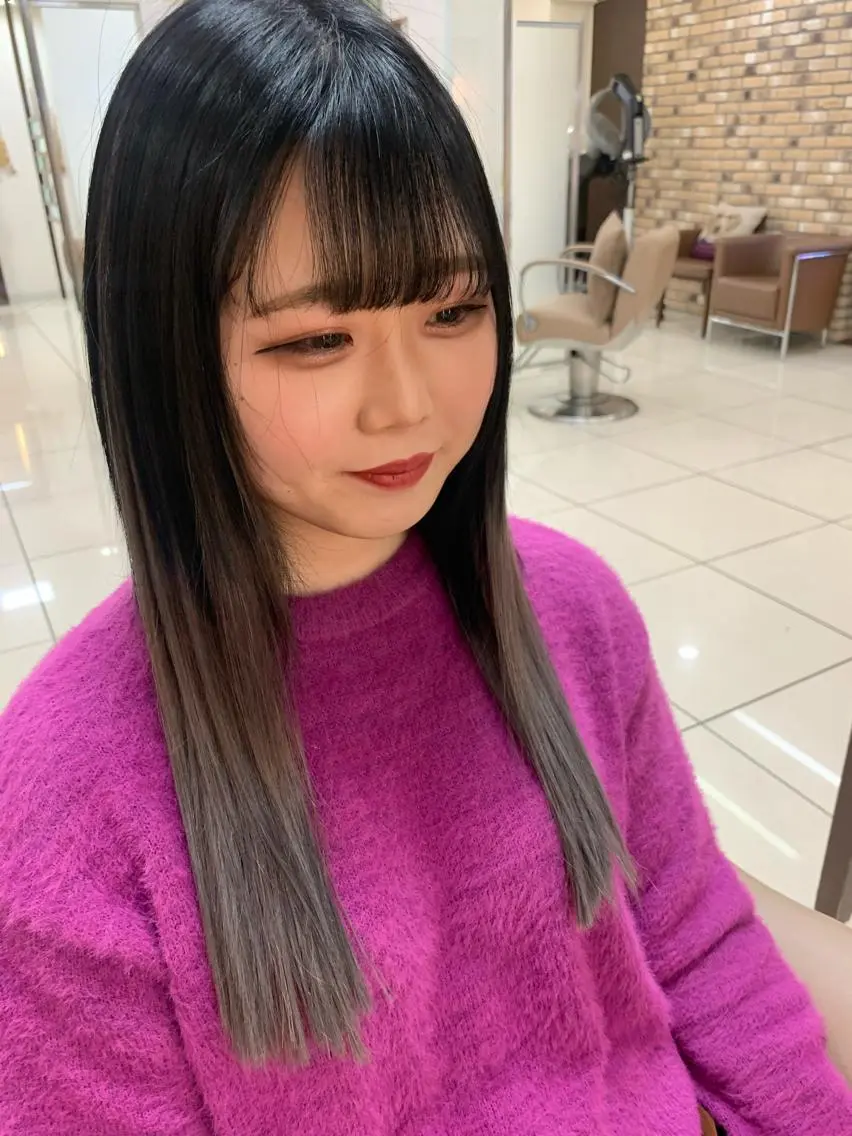 ロング カラー 羽エクステ🩷 🤍まき🤍のマツエク・マツパデザイン