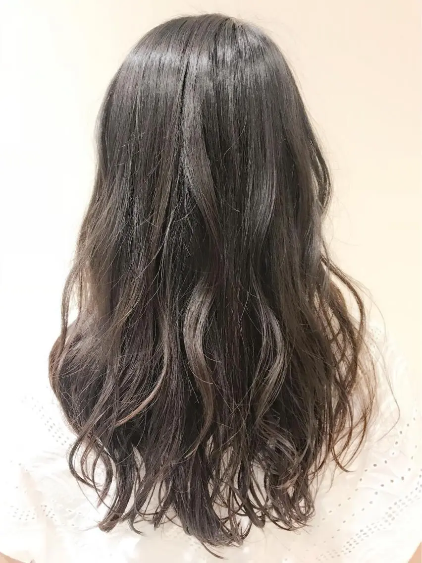 ロング カラー パーマ カット ヘアカラー トリートメント ボブ/ショート得意 安西駿一　【銀座】のヘアスタイル