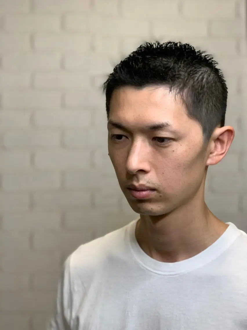 ショート くせ毛 ショートヘア 田中 心のヘアスタイル