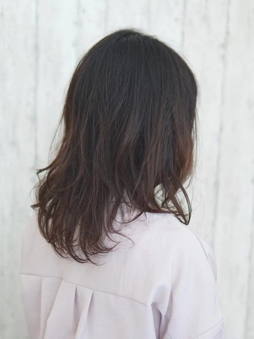 ミディアム カラー パーマ ヘアアレンジ メンズ キッズ ネイル マツエク・マツパ ミディアムネイル 永野 良一のヘアスタイル