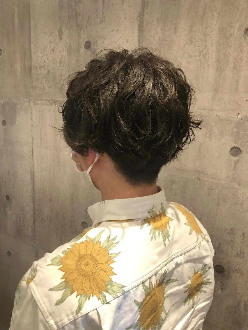 パーマ メンズ メンズパーマ カット パーマ mai /attraのヘアスタイル