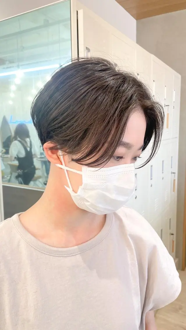 ショート ショートボブ ハンサムショート ボブ ショートヘア 外ハネヘア 横浜/ショート/ マンツーマン施術　丹のヘアスタイル
