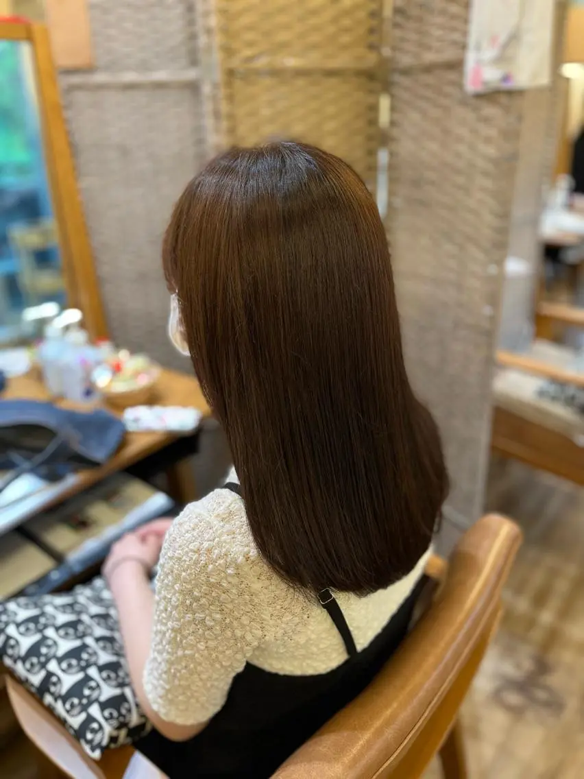 ミディアム 清水 京太のヘアスタイル