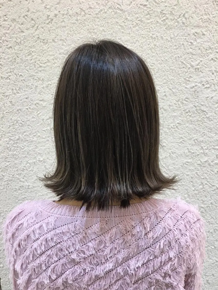 ミディアム 外国人風カラー ハイライト 中村 侑弘のヘアスタイル