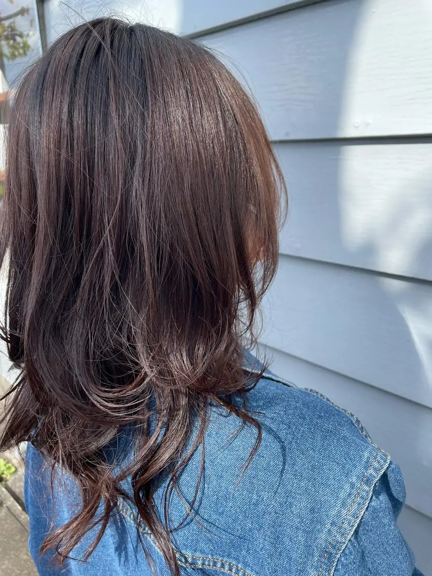 セミロング mopa りこのヘアスタイル