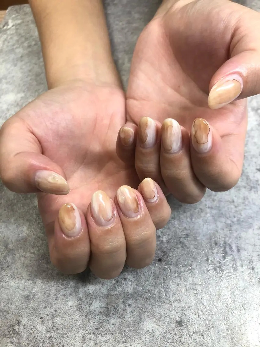 ネイル ハンドネイル 【LINON】 airiのネイルデザイン