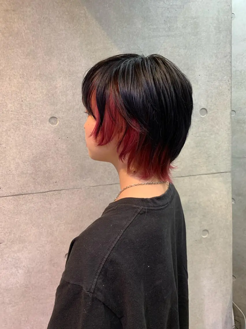 ショート カラー ピンクカラー カット ヘアカラー トリートメント オシャレ髪✔️ 店長オオキアキヒロのヘアスタイル