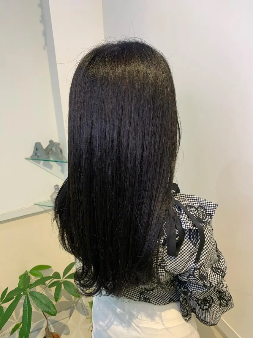 ロング カラー 縮毛矯正 トリートメント 透けるbrown カラー🎗♡yukaのヘアスタイル