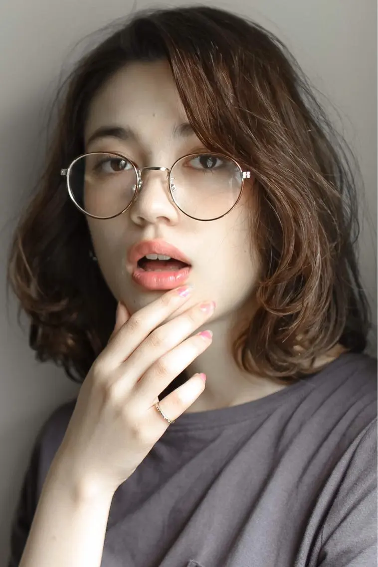 ミディアム 坂本 裕介のヘアスタイル