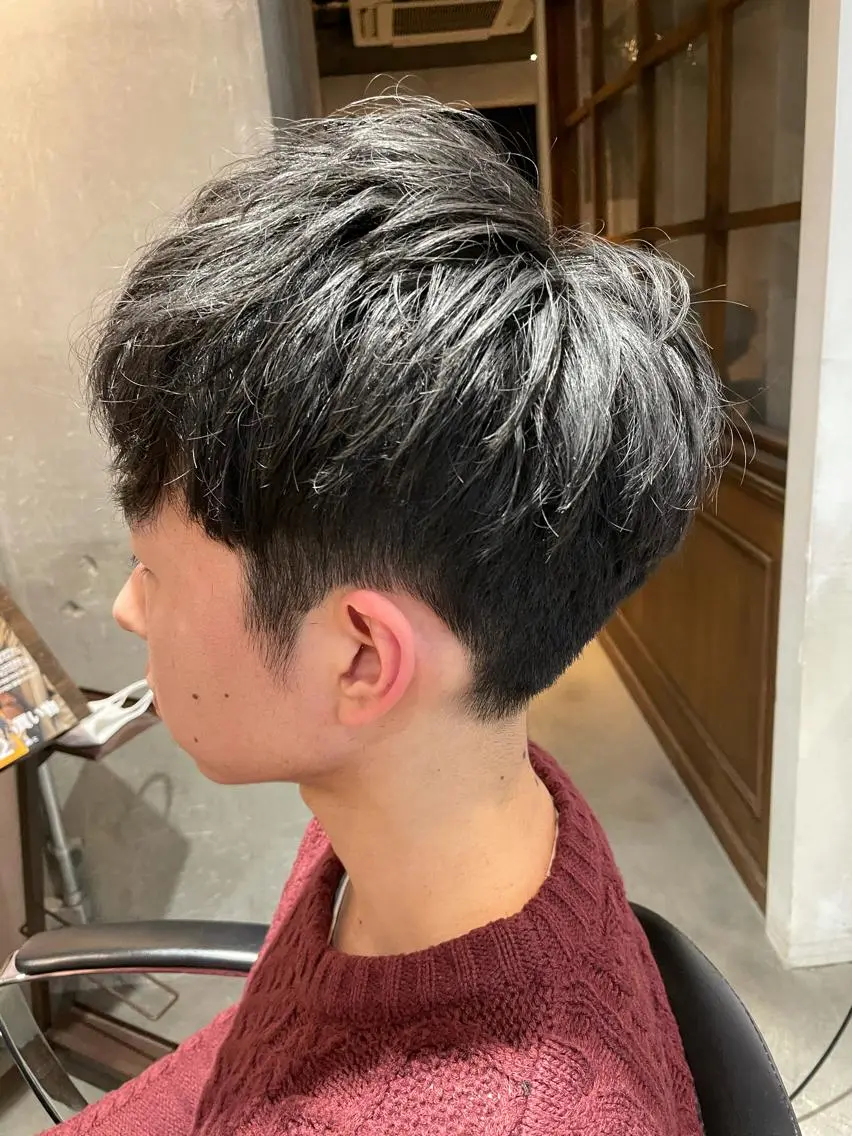 ショート メンズ メンズパーマ メンズ特化ryoのヘアスタイル