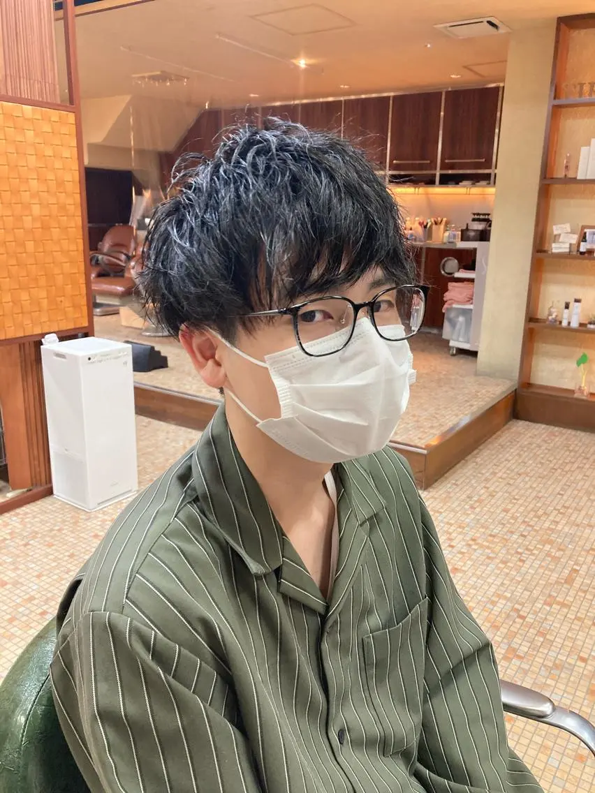 ショート メンズ 中尾 柊斗のヘアスタイル