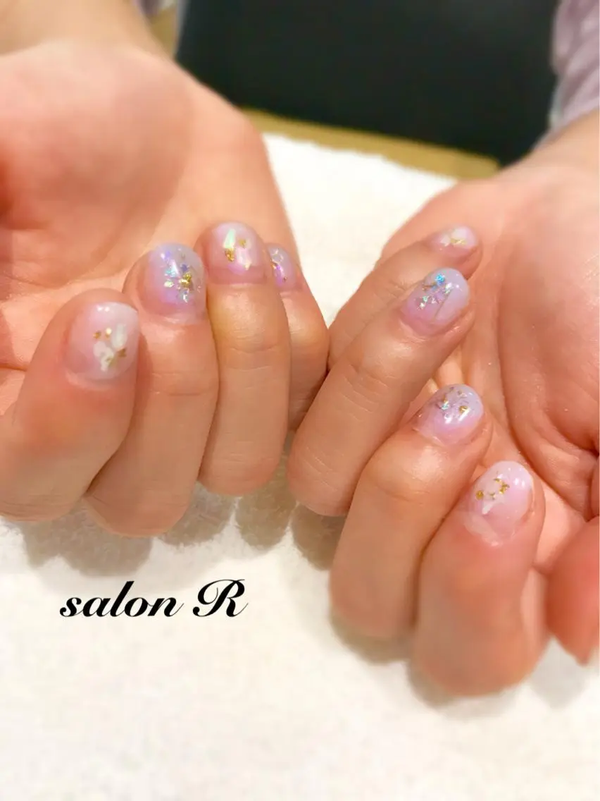ネイル アートネイル ニュアンスネイル NARUMI HYODOのネイルデザイン
