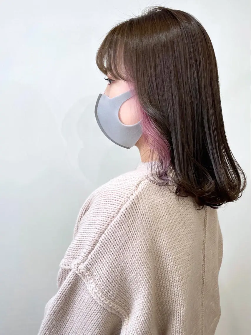 カラー white.梅田 デザインカラー🦄のヘアスタイル