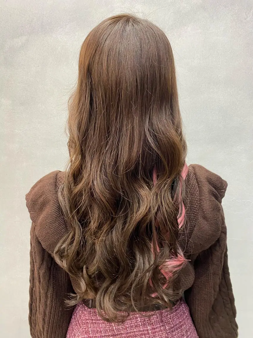 ロング カラー ヘアアレンジ FAAM Tsuneのヘアスタイル