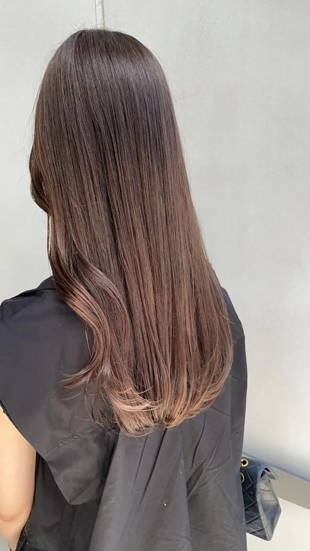 ロング カラー キッズ ヘアカラー トリートメント オトナヘア🌸 harukaのヘアスタイル