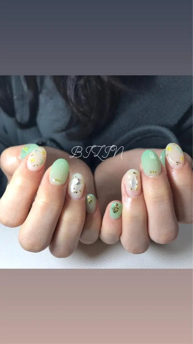 ネイル 久々 もえみのネイルデザイン