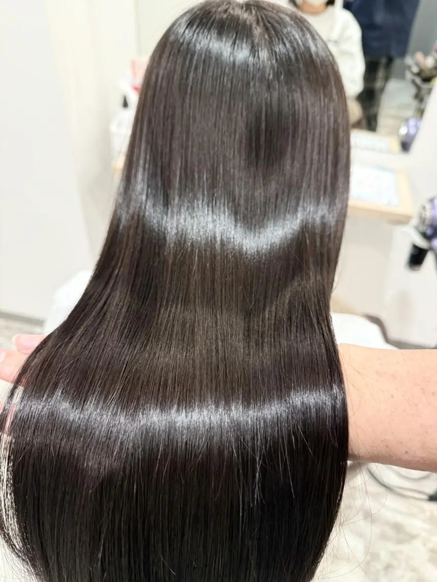 ロング 髪質改善 縮毛矯正 カット 縮毛矯正 トリートメント RICHAIR リシェイルのヘアスタイル