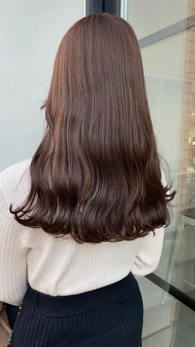 ロング RURI韓国ボブ 🇰🇷タッセルボブのヘアスタイル